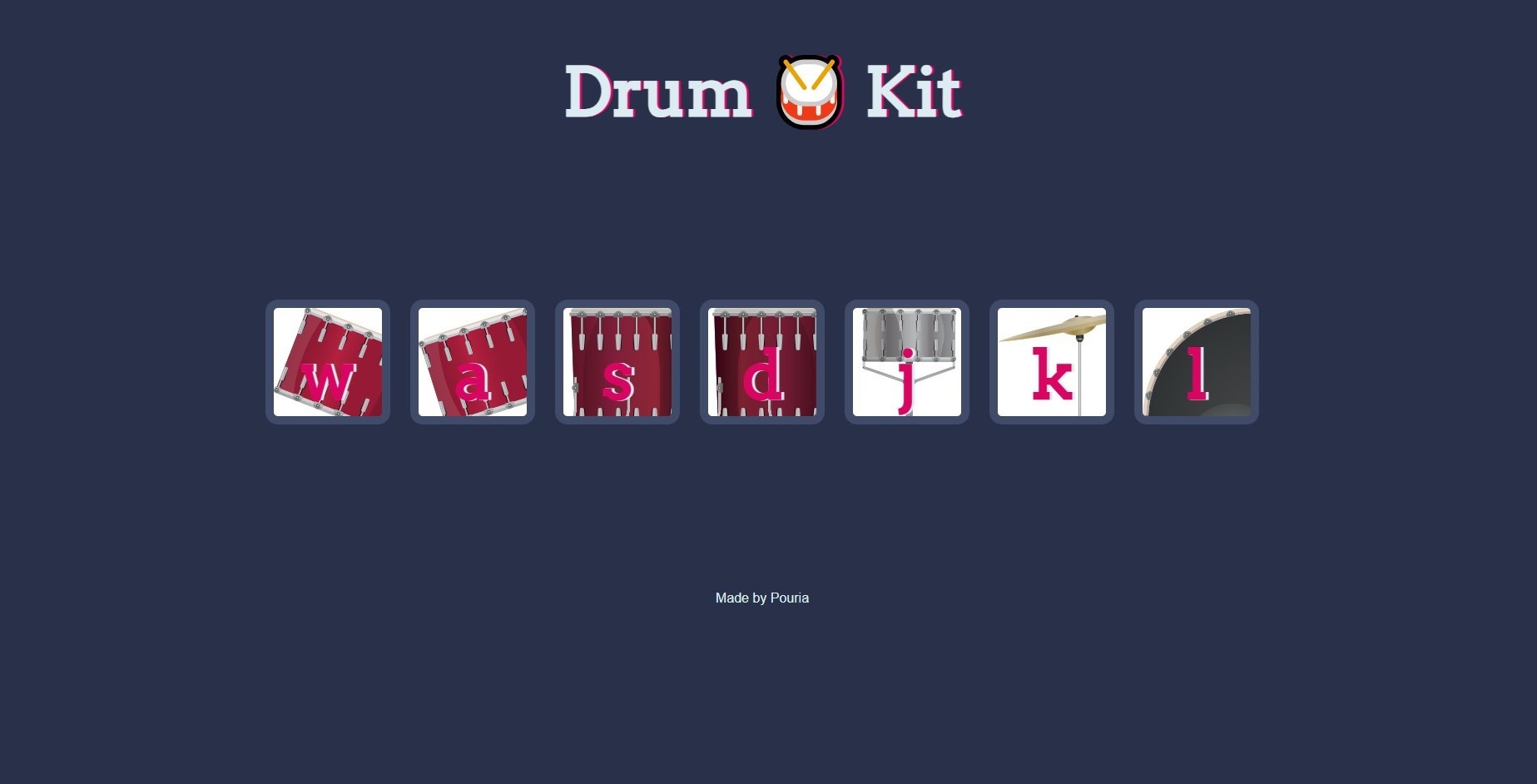 Drum Kit app interface