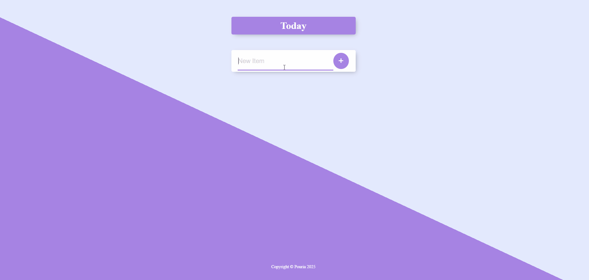 Permalist app interface
